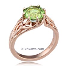 Embracing Tree Branch Engagement Ring